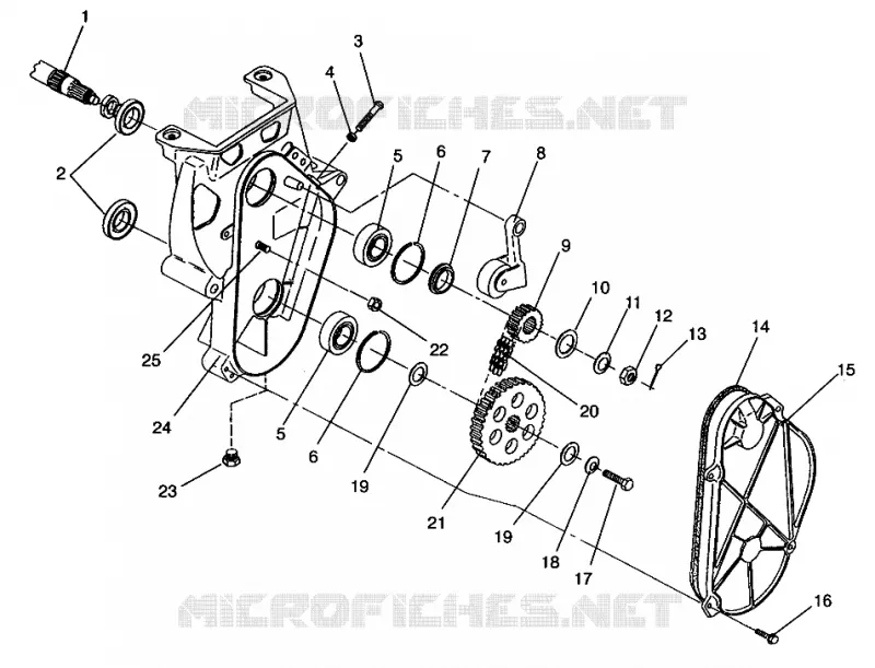 carter della catena 500 EFI 0963774 and EUROPEAN 500 EFI E963774 (4936183618B008)
