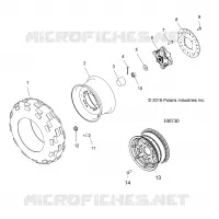 RUOTAS, FRONT TIRE AND BRAKE DISC