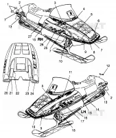 DECALS 600 XC 0971776 AND EUROPEAN 600 XC E971776 (4937933793A011)