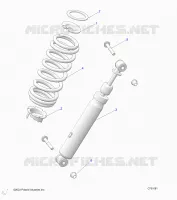 SUSPENSION, REAR SHOCK MONTAGGIO