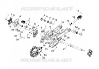 SWING ARM/REAR/SCATOLA INGRANAGGI MONTAGGIO
