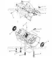 CARTER ASSEMBLY  440 XCR SP X951660 (4932833283C009)