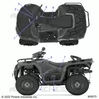 DECALSS, GRAPHIC- A23SHE57FS/S57FS/CS/CP (900573)