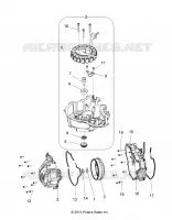 MOTORE, STATOR COVER and VOLANO