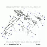 SUSPENSION, POSTERIORE COPPIA ARM