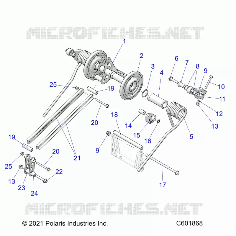 SUSPENSION, POSTERIORE COPPIA ARM