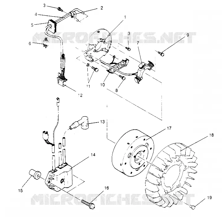 MAGNETO ASSEMBLY LITE GT 0953133 AND  EUROPEAN LITE GT E953133 (4928922892C009)