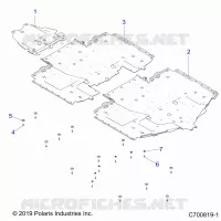 CHASSIS, SCIARED PLATES