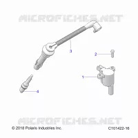 ACCENSIONE COIL, WIRE AND SPARK PLUG