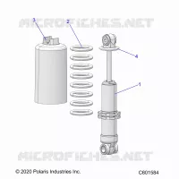 SUSPENSION, SHOCK ANTERIORE TRACK