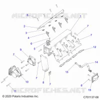 ASPIRAZIONE MANIFOLD, FUEL RAIL AND RELATED