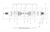 DRIVE TRAIN, DRIVE POSTERIORE ALBERO