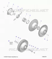 TRASMISSIONE, CLUTCH, SECONDARY