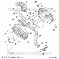 TRASMISSIONE, CLUTCH COVER AND DUCTING
