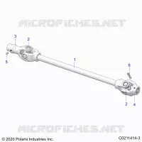 TRASMISSIONE, FRONT PROP SHAFT