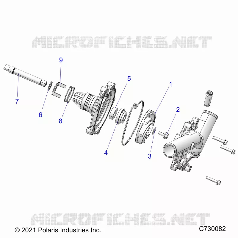 MOTORE, WATERPUMP ASSEMBLY