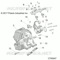 ENGINE, PRESA D'ARIA MANIFOLD EVAP 50S