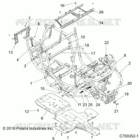 CHASSIS, TELAIO PRINCIPALE AND SKID PLATES