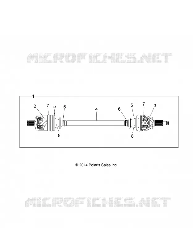 TRASMISSIONE, FRONT HALF SHAFT