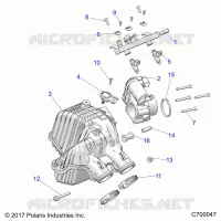 ENGINE, PRESA D'ARIA MANIFOLD