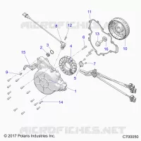 ENGINE, STATOR AND FLYRUOTA