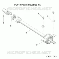 TRASMISSIONE, MID PROP SHAFT