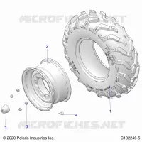 RUOTAS, FRONT TIRE