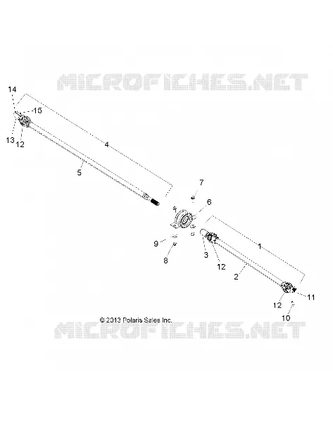 TRASMISSIONE, FRONT PROP ALBERO