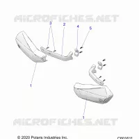 STEERING, HAND GUARDS