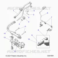 SISTEMA DI ALIMENTAZIONE CARBURANTE, RAIL, LINES AND THROTTLE BODY