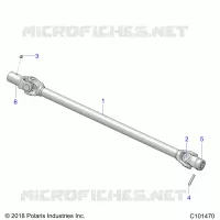 TRASMISSIONE, PROP SHAFT, FRONT