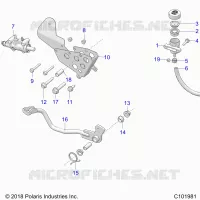 BRAKES, BRAKE PEDAL AND CILINDRO PRINCIPALE