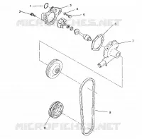 POMPA DELL'ACQUA 500 EFI/0930674 and  500 EFI SKS/0930574 (4922962296031A)