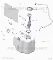 SISTEMA DI ALIMENTAZIONE CARBURANTE, FUEL TANK ASM.