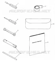 KIT DI STRUMENTI 700 RMK 0970966, 700 SKS 0970566, and EUROPEAN 700 SKS E970566 (4938573857C014)