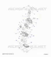 ENGINE, CRANKCASE AND ALBERO MOTORE