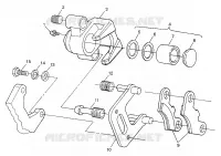 FRONT FRENO XPLORER 300 W97CC28C (4939813981B008)