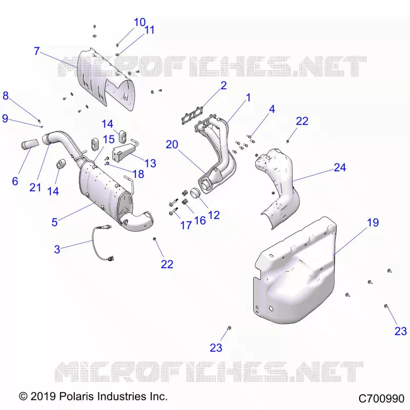ENGINE, IMPIANTO DI SCARICO