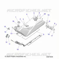SISTEMA DI ALIMENTAZIONE CARBURANTE, FUEL TANK ASM.