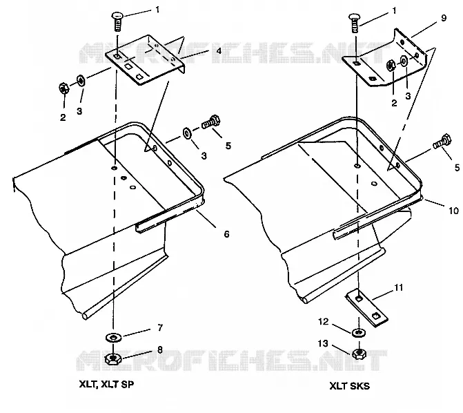 HITCH ASSEMBLY XLT E940767,  XLT SP E940667    XLT SKS E940567 (49274227420031)
