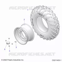 RUOTAS, FRONT TIRE