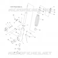 SUSPENSION, ANTERIORE MONTANTE