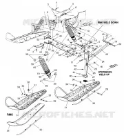 SOSPENSIONI ANTERIORI and SCIARE Storm 0965782, Storm SKS 0965582, Euro Storm E9657 (4931593159B004)