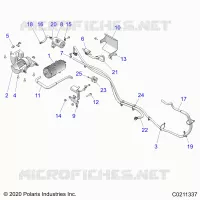 SISTEMA DI ALIMENTAZIONE CARBURANTE, FUEL TANK EVAP ASM.