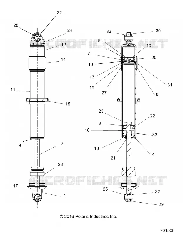 SOSPENSIONE POSTERIORE SHOCK INTERNALS
