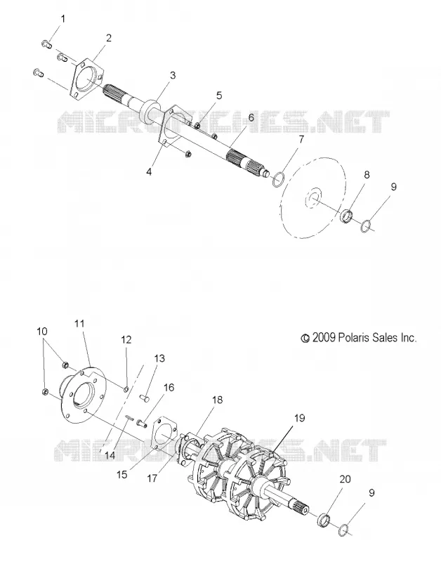 TRASMISSIONE, JACKSHAFT and ALBERO DI TRASMISSIONE