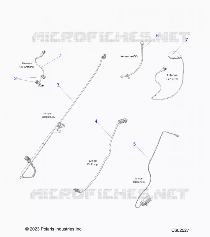 ELETTRICO, JUMPER WIRES/ANTENNAS/HARNESS