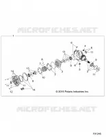 TRASMISSIONE, FRONT SCATOLA DEGLI INGRANAGGI INTERNALS
