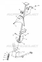 STERZO POST Scrambler W967840 (4935823582B009)