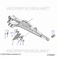 SUSPENSION, TRAILING ARMS